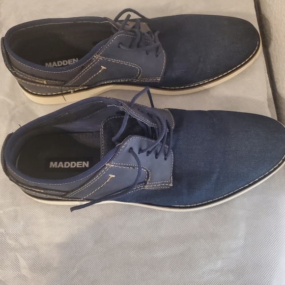Steve Madden Other - Madden Men's Lace Up Casual Oxford Shoes Size 9.5 Leather% Fabric Lining